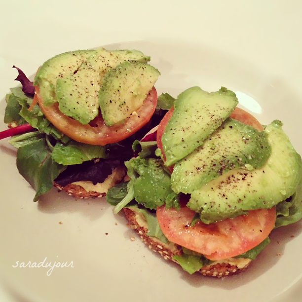 Healthy Avocado Hummus Sandwich Recipe