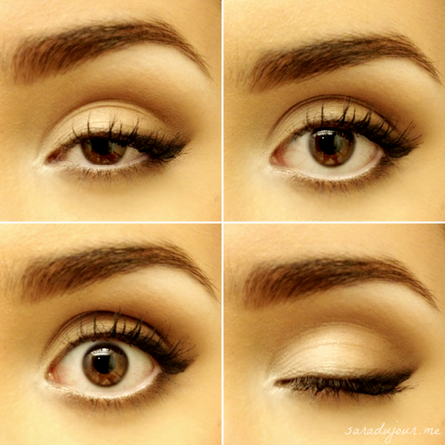 everyday eye makeup step by step