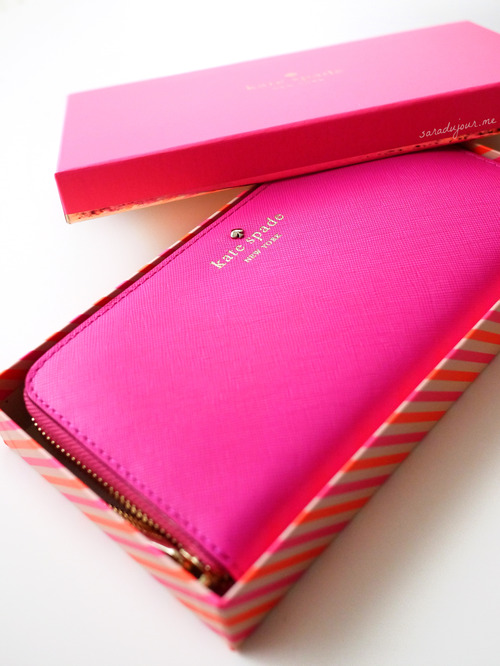 pink kate spade wallet