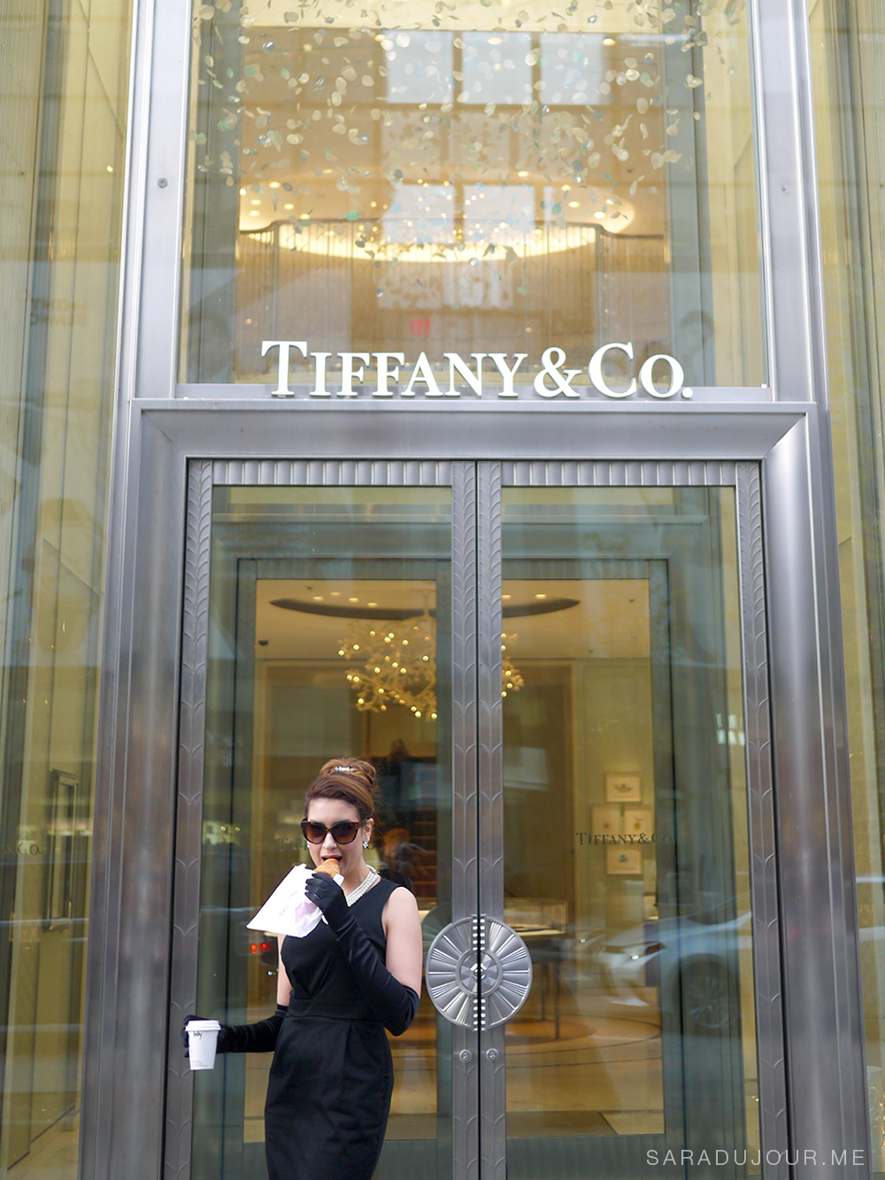 Audrey Hepburn (Holly Golightly) Breakfast at Tiffany's Halloween Costume | Sara du Jour