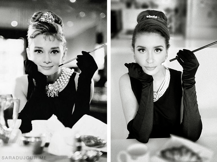 Audrey Hepburn (Holly Golightly) Breakfast at Tiffany's Halloween Costume | Sara du Jour