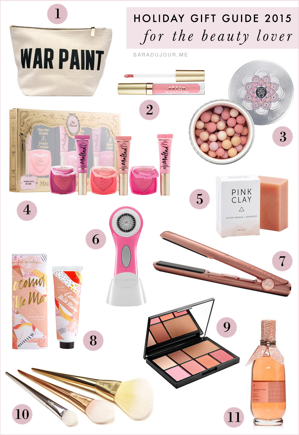 Holiday Gift Guide 2015: for the Beauty Lover | Sara du Jour