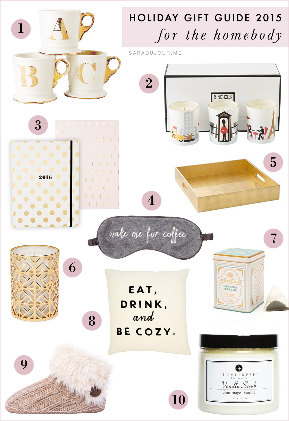 Holiday Gift Guide 2015: for the Homebody | Sara du Jour