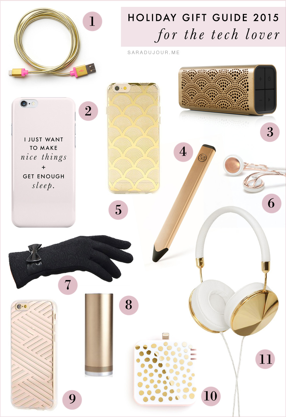 Holiday Gift Guide 2015: for the Tech Lover | Sara du Jour