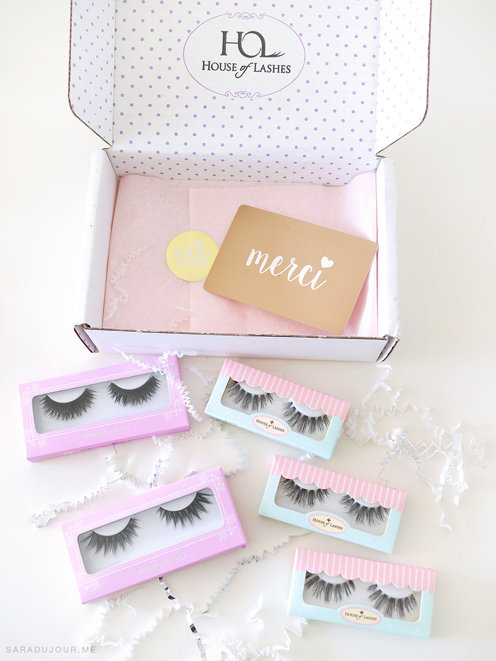 House of Lashes Haul | Sara du Jour