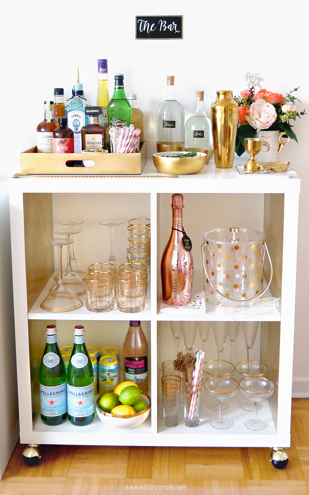 Bar Cart Essentials |Sara du Jour