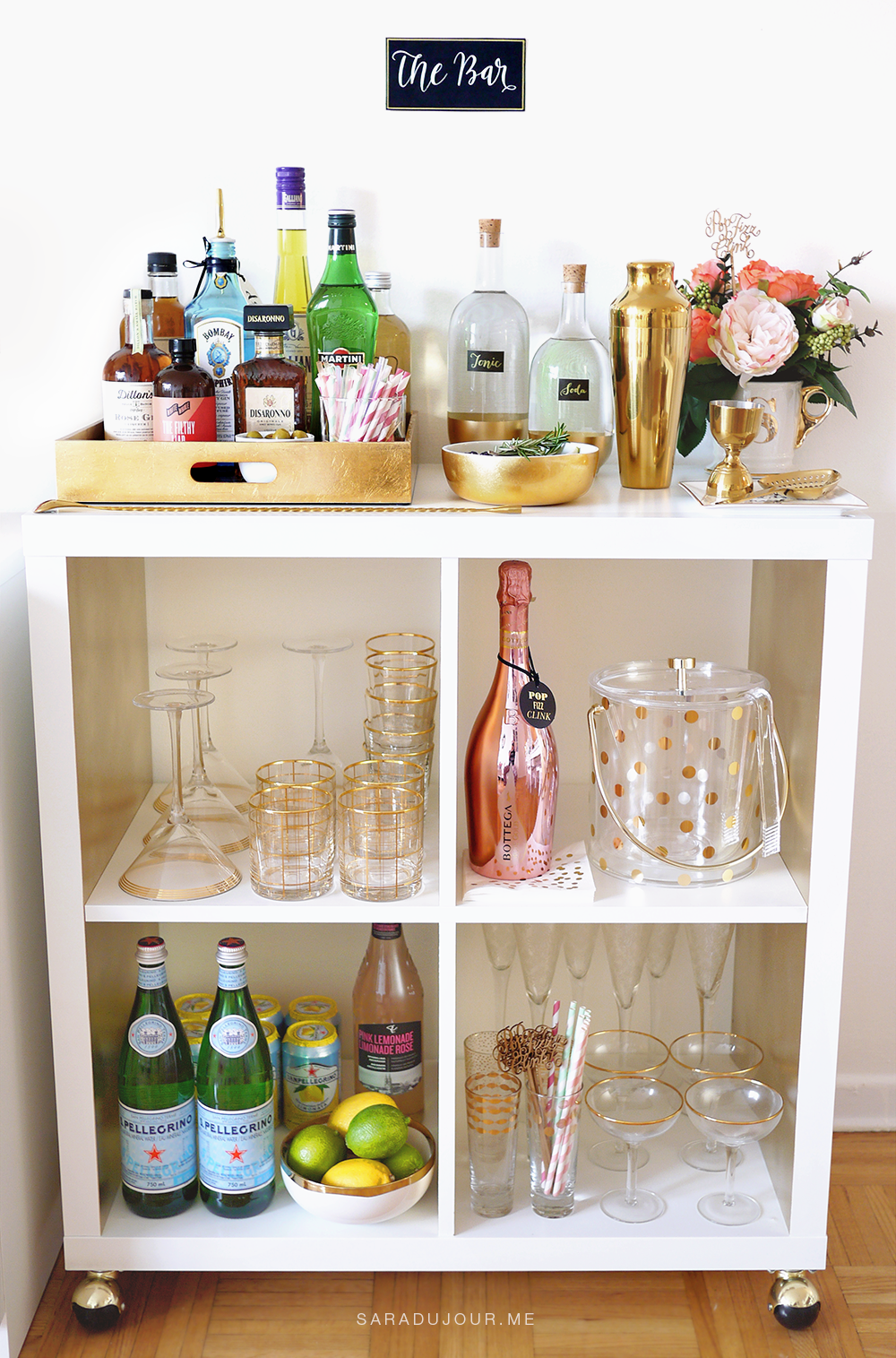 Bar Cart Essentials |Sara du Jour