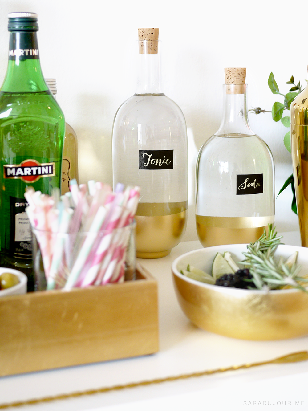 Bar Cart Essentials |Sara du Jour