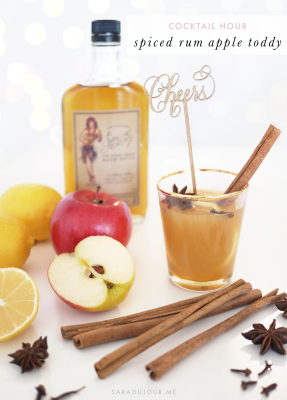 Spiced Rum Hot Apple Toddy Recipe | Sara du Jour