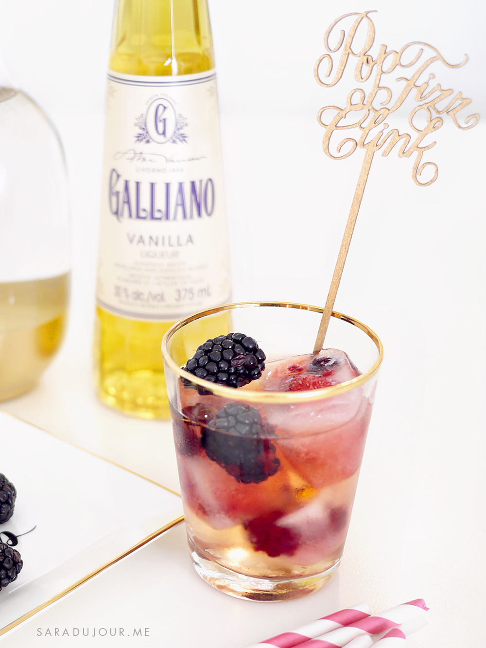 Cocktail Hour: Berry Cream Soda Recipe | Sara du Jour