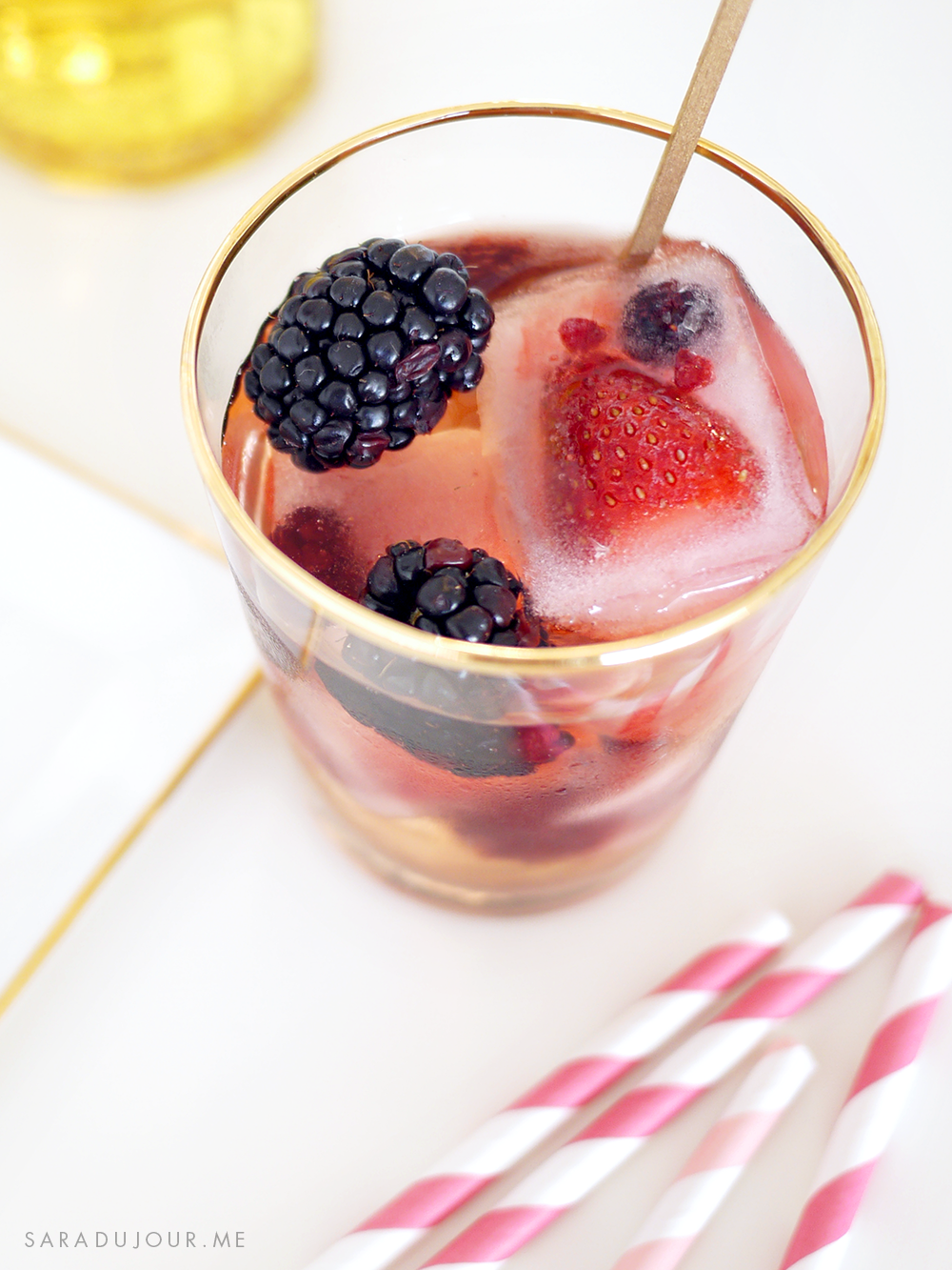 Cocktail Hour: Berry Cream Soda Recipe | Sara du Jour