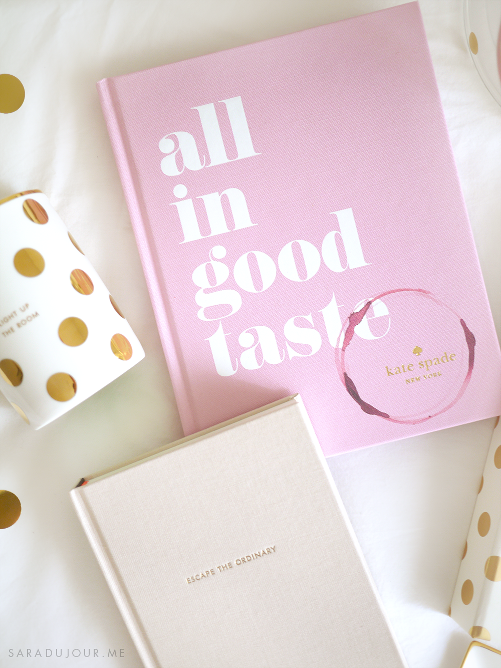 Kate Spade Home & Stationary Haul | Sara du Jour