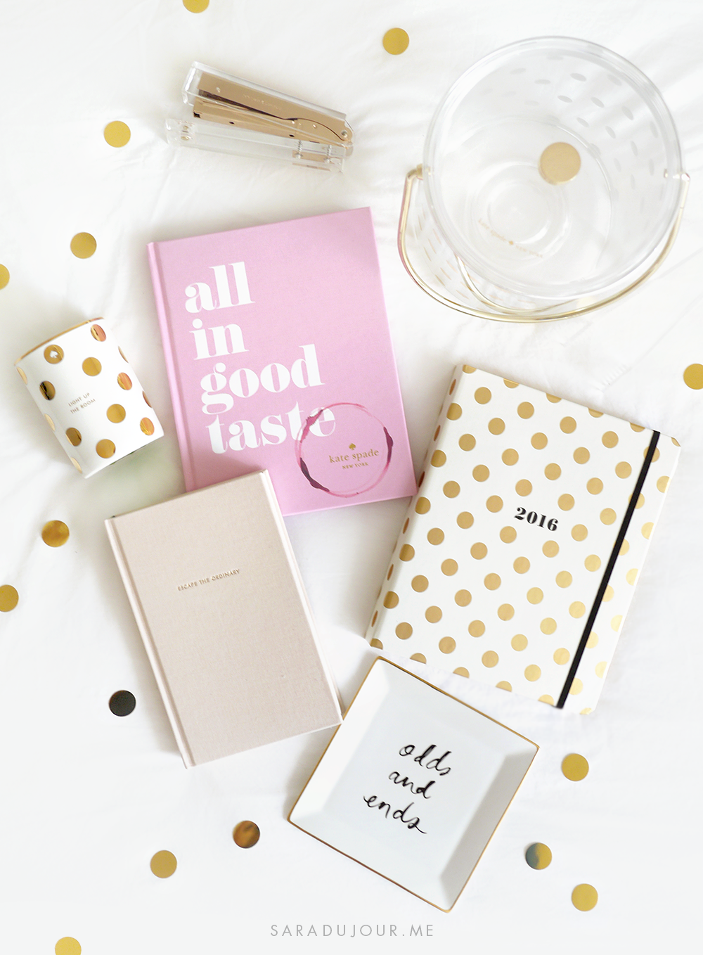 Kate Spade Home & Stationary Haul | Sara du Jour