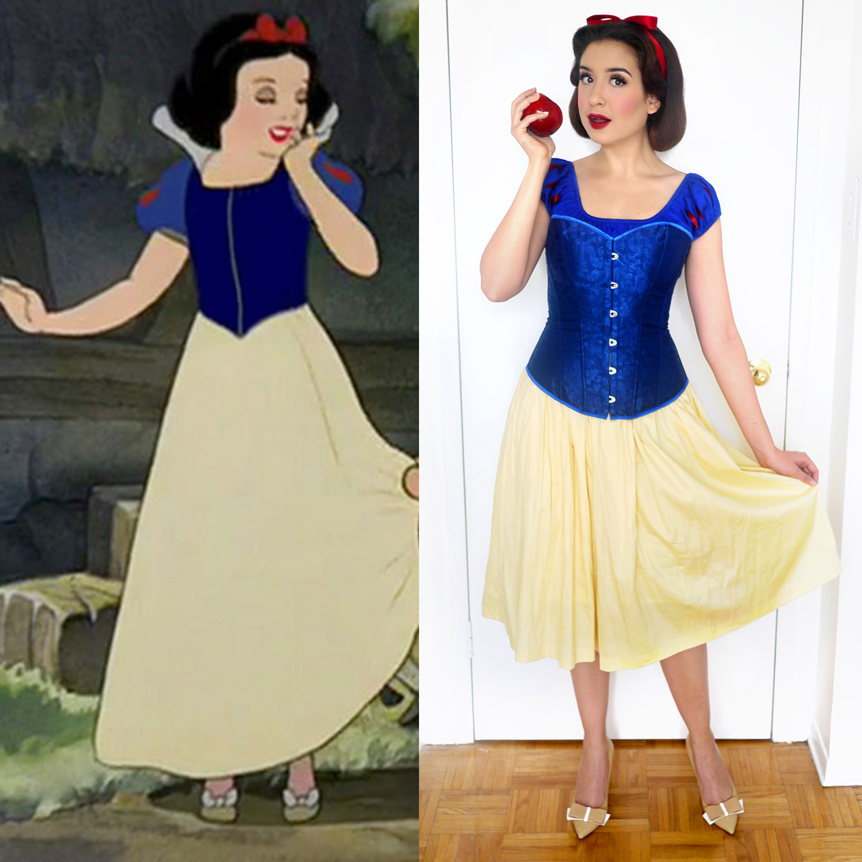 Snow White Dress DIY  Diy dress, Snow white dresses, Diy snow white costume