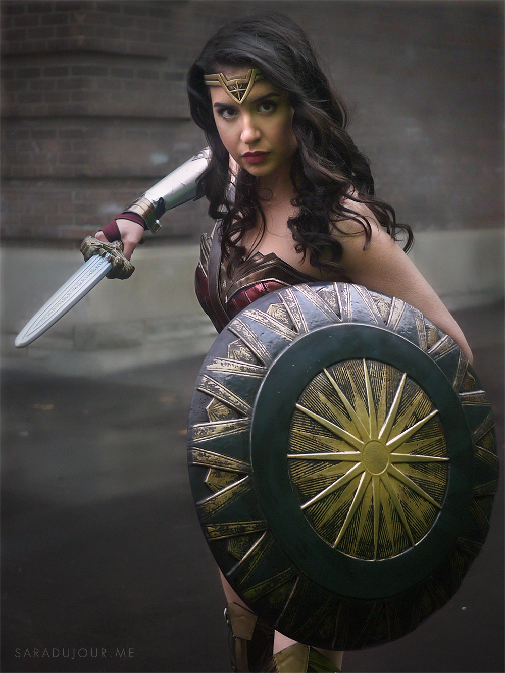 Wonder Woman Cosplay Costume Made From EVA and Leather - JOETOYS