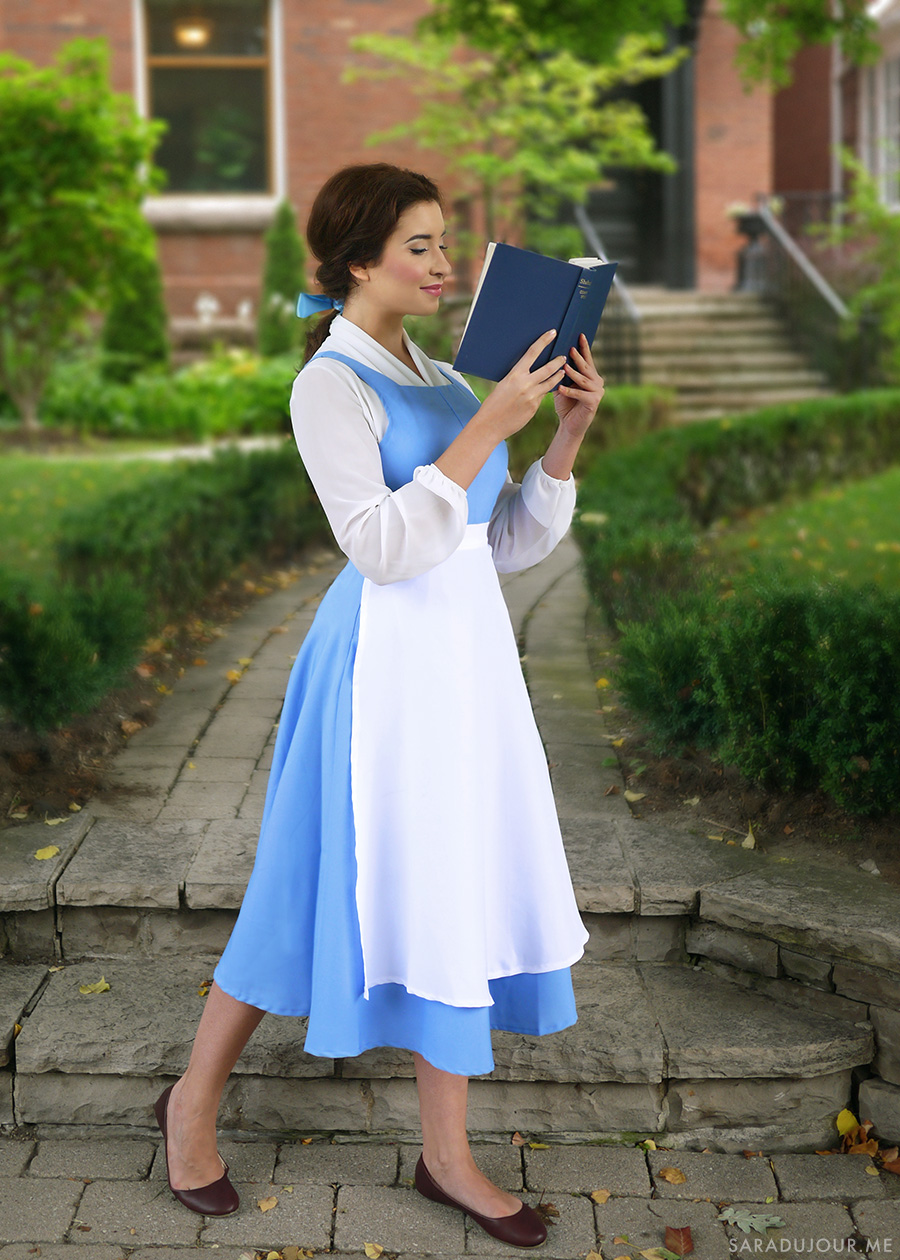 belle blue dress costume