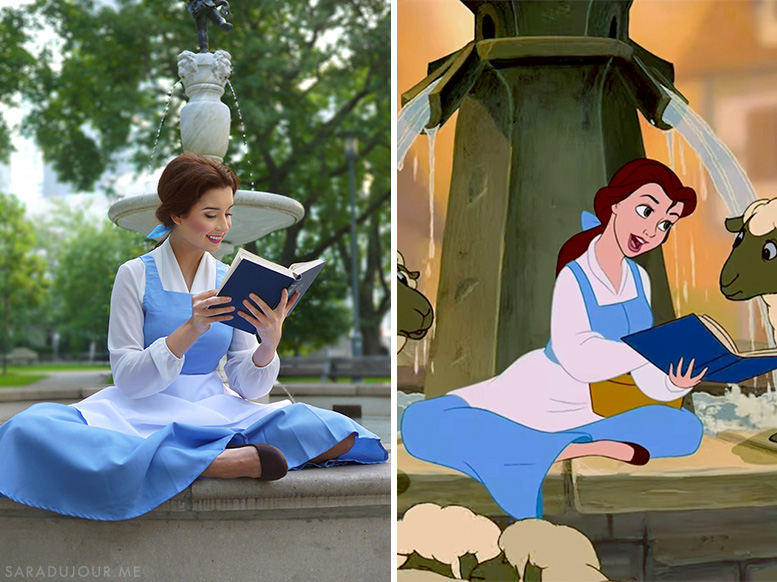 Belle Beauty and the Beast Live Action Comparison | Sara du Jour