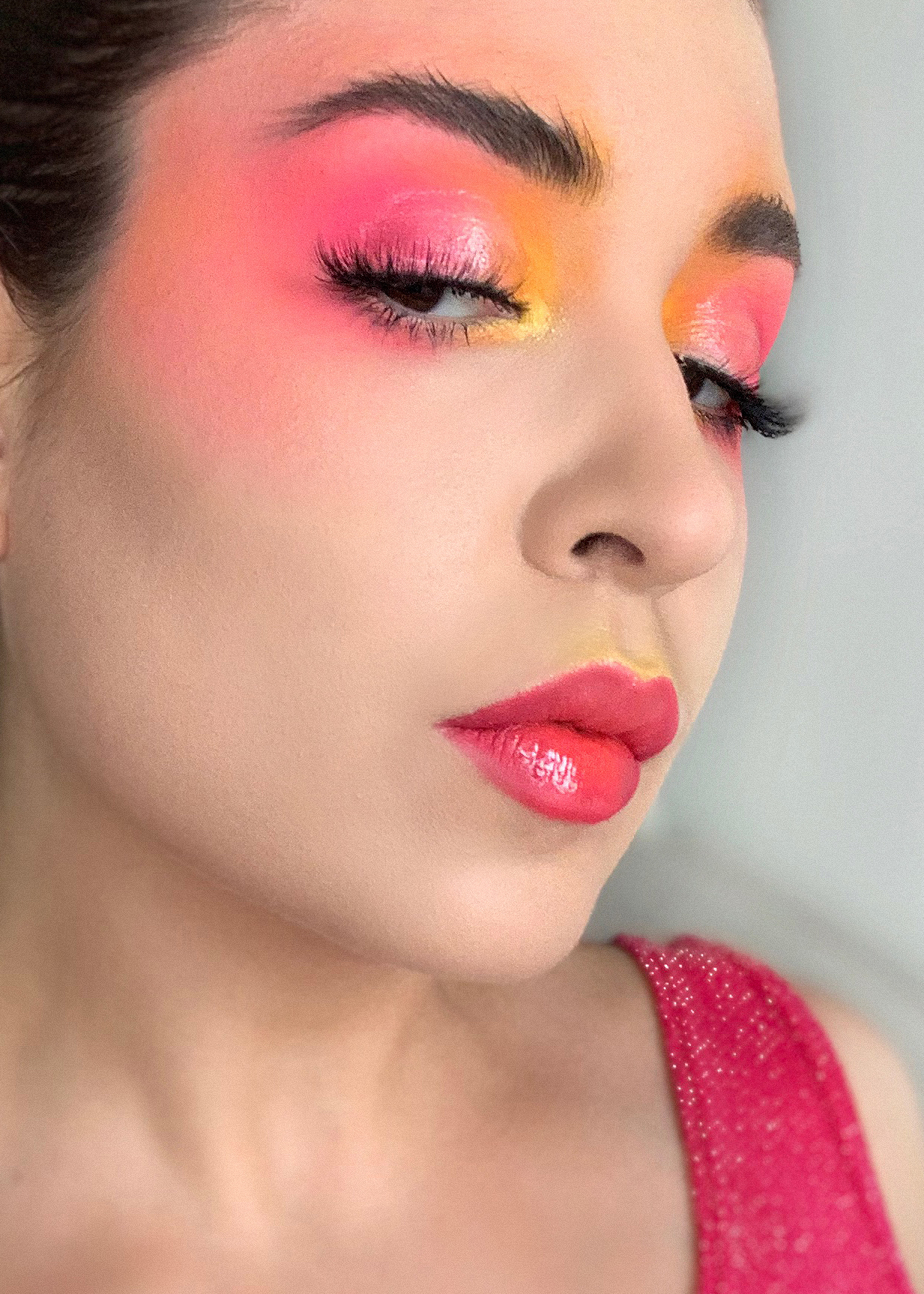 Huda Beauty Neon Palette Makeup Look | Sara du Jour