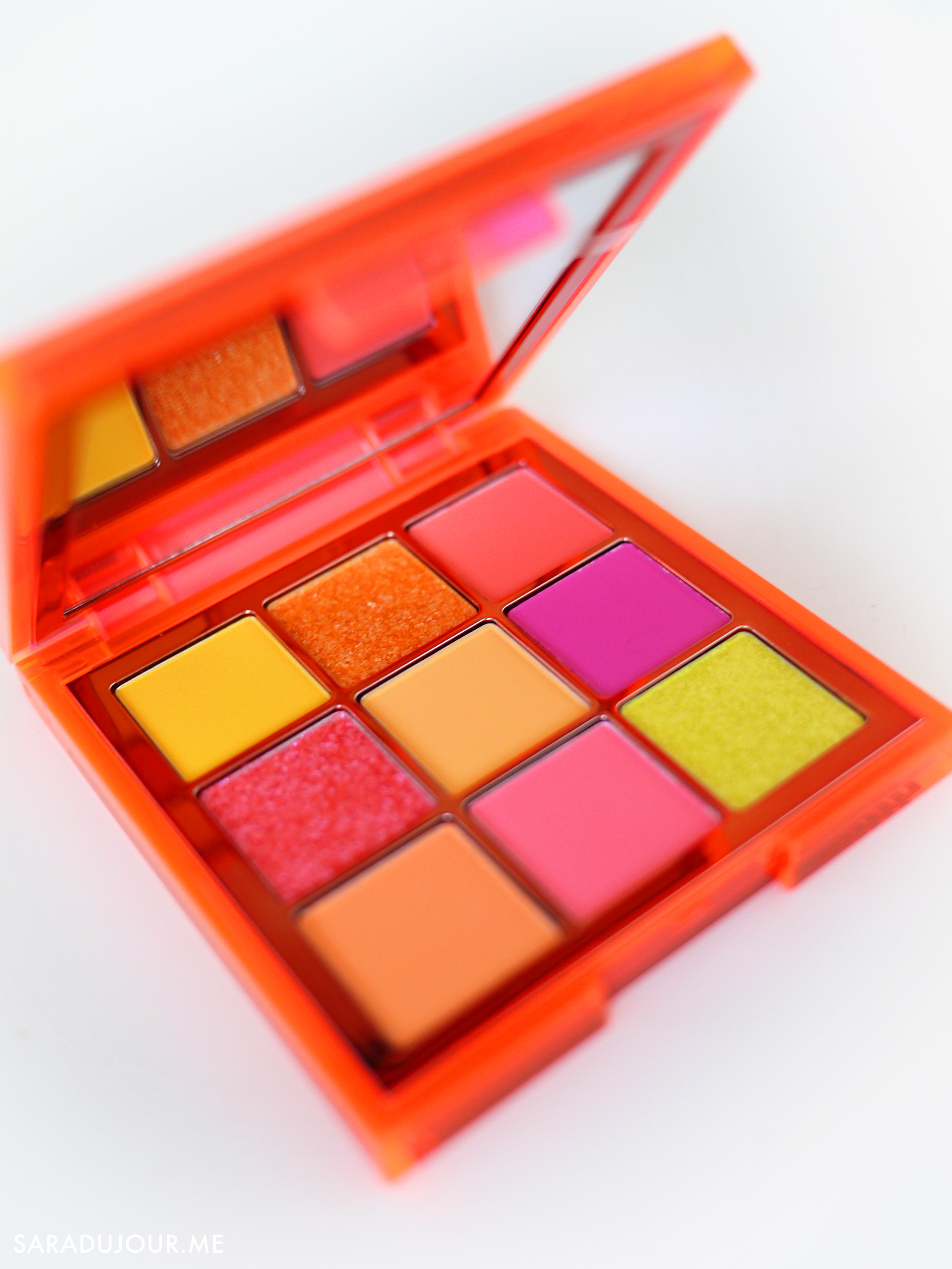 Huda Neon Palette Orange | Sara du Jour