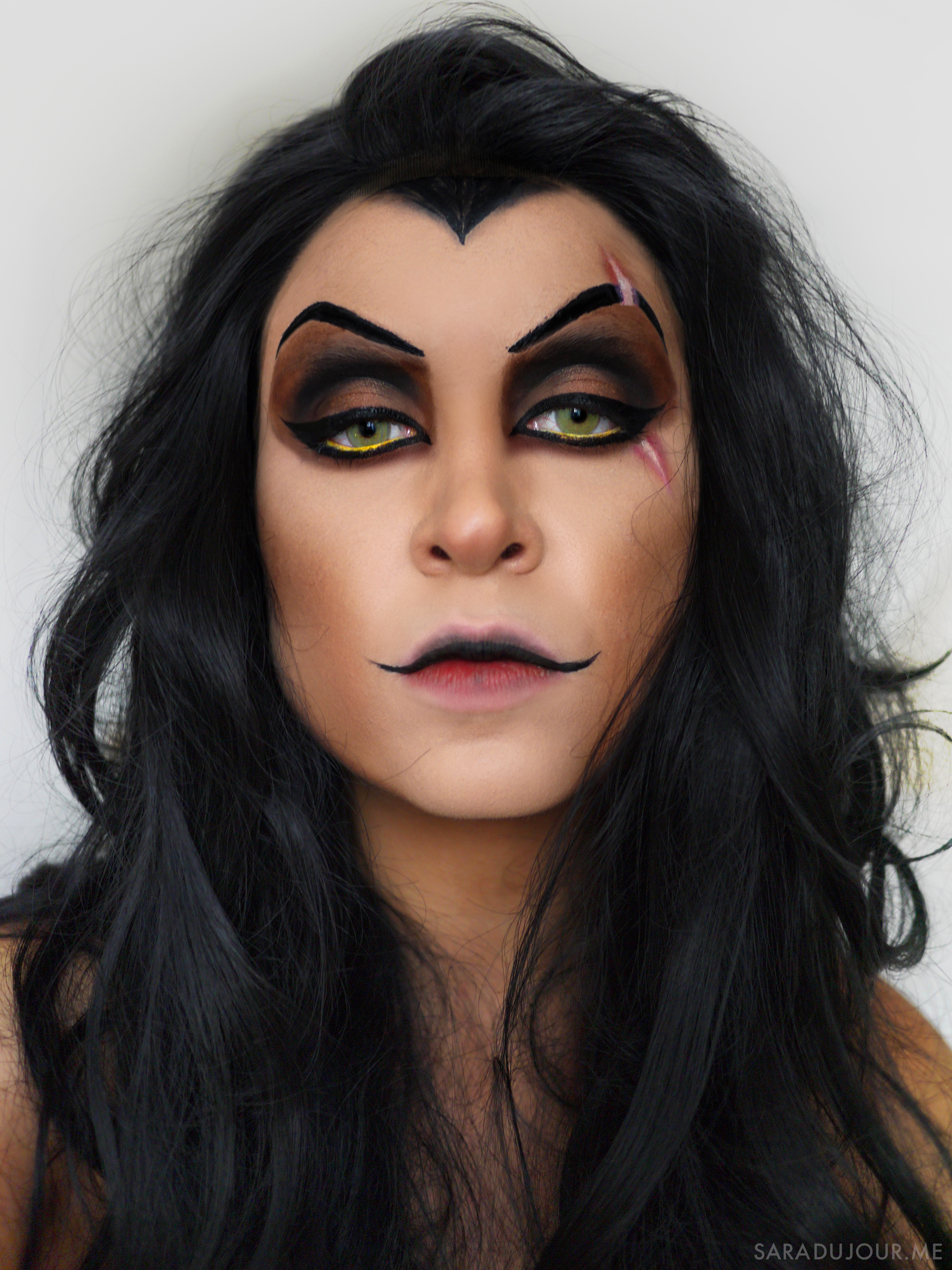 Scar Lion King Drag Makeup | Sara du Jour