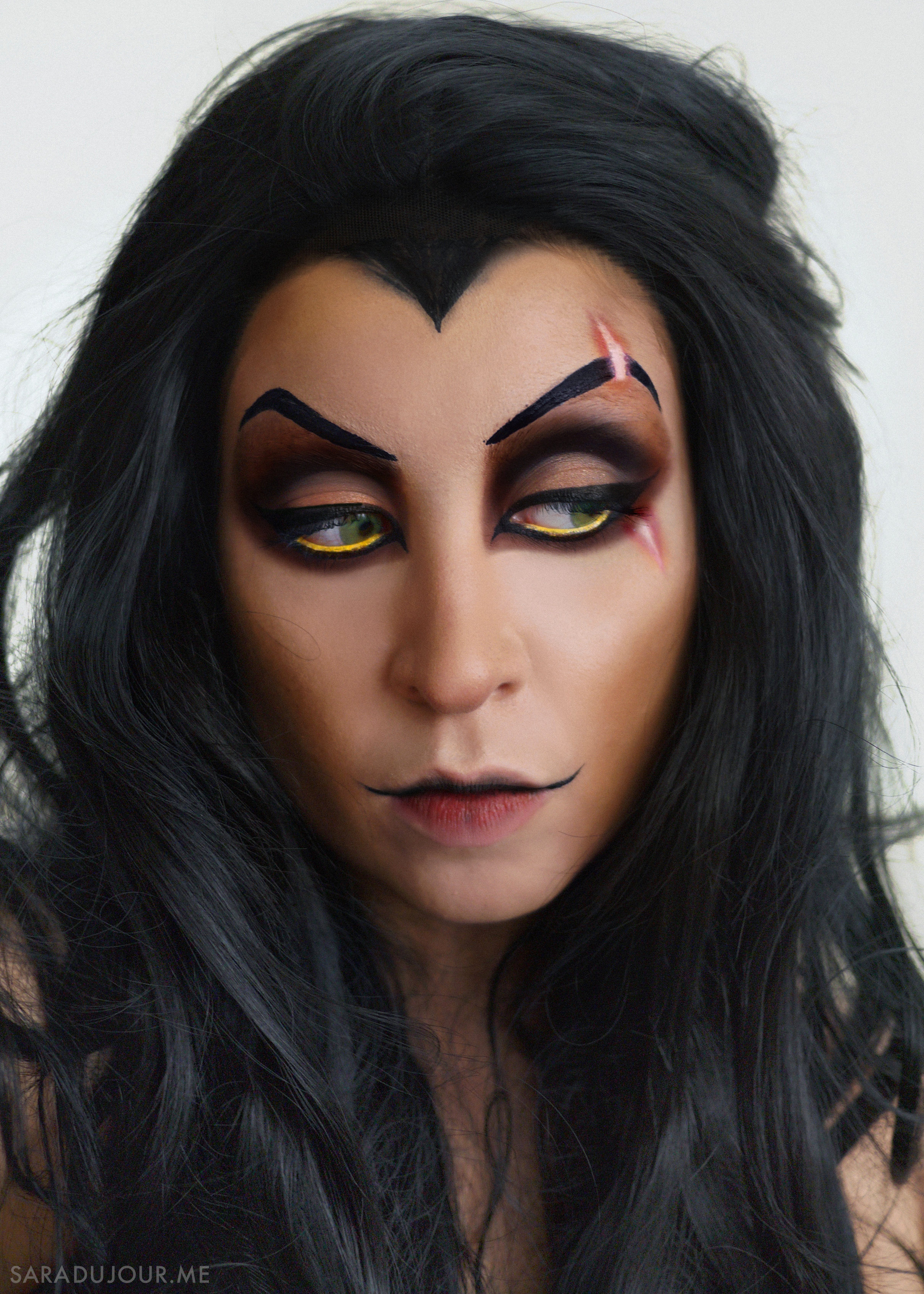 Scar Lion King Drag Makeup | Sara du Jour