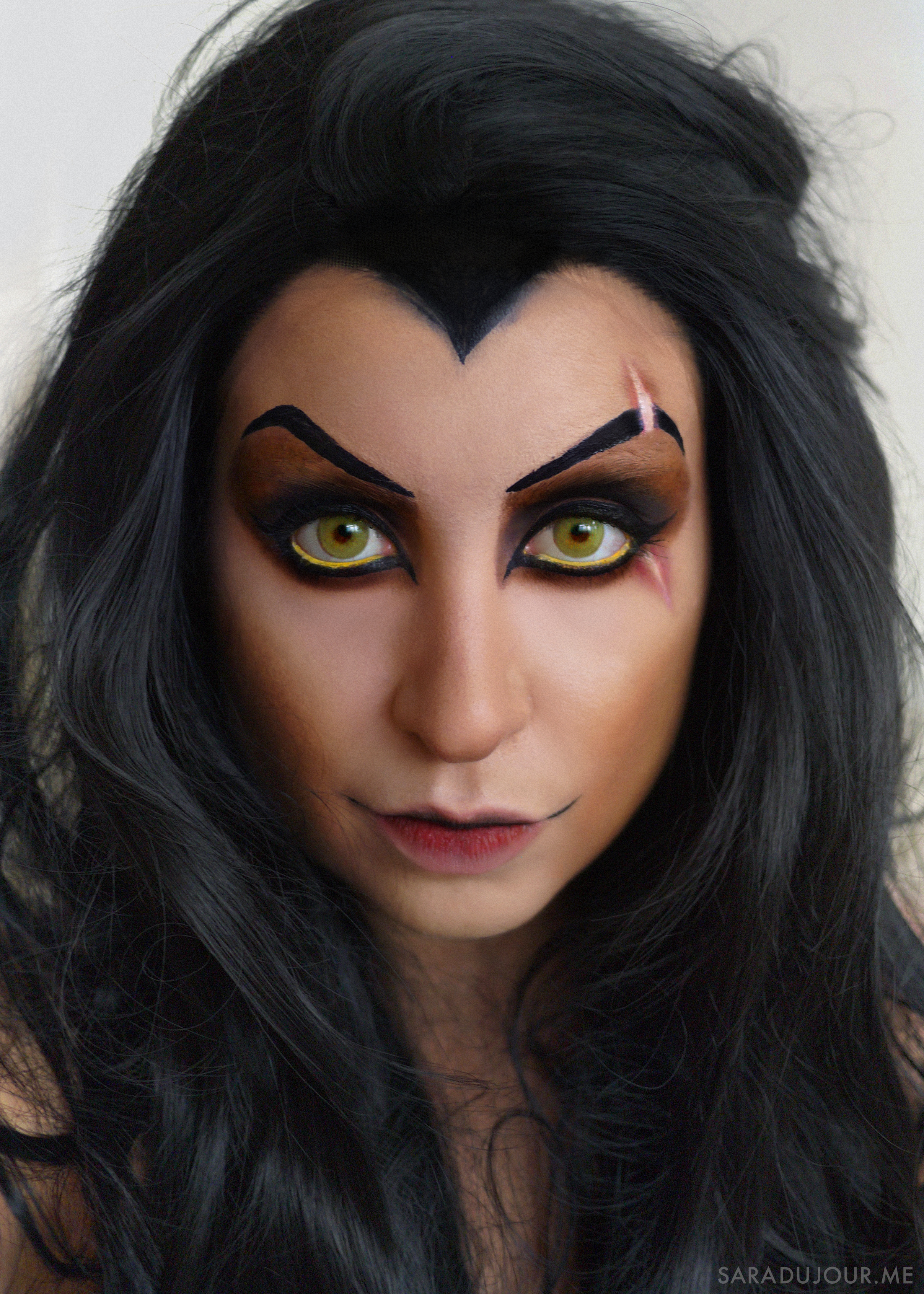 Scar Lion King Drag Makeup | Sara du Jour