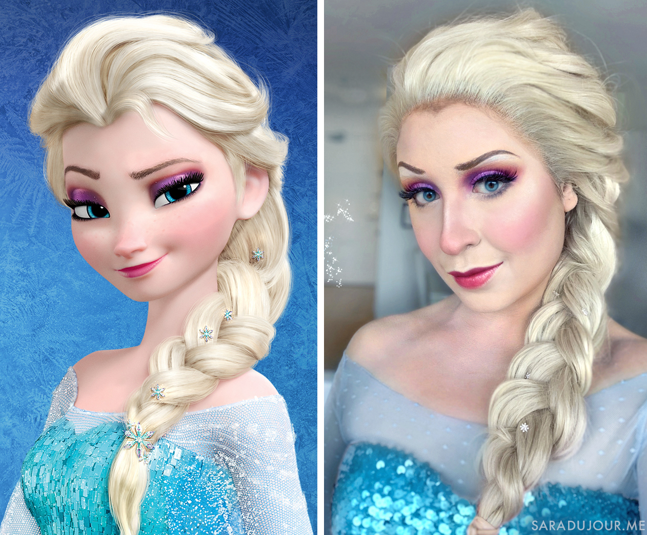 Elsa Frozen Cosplay + Makeup | Sara du Jour