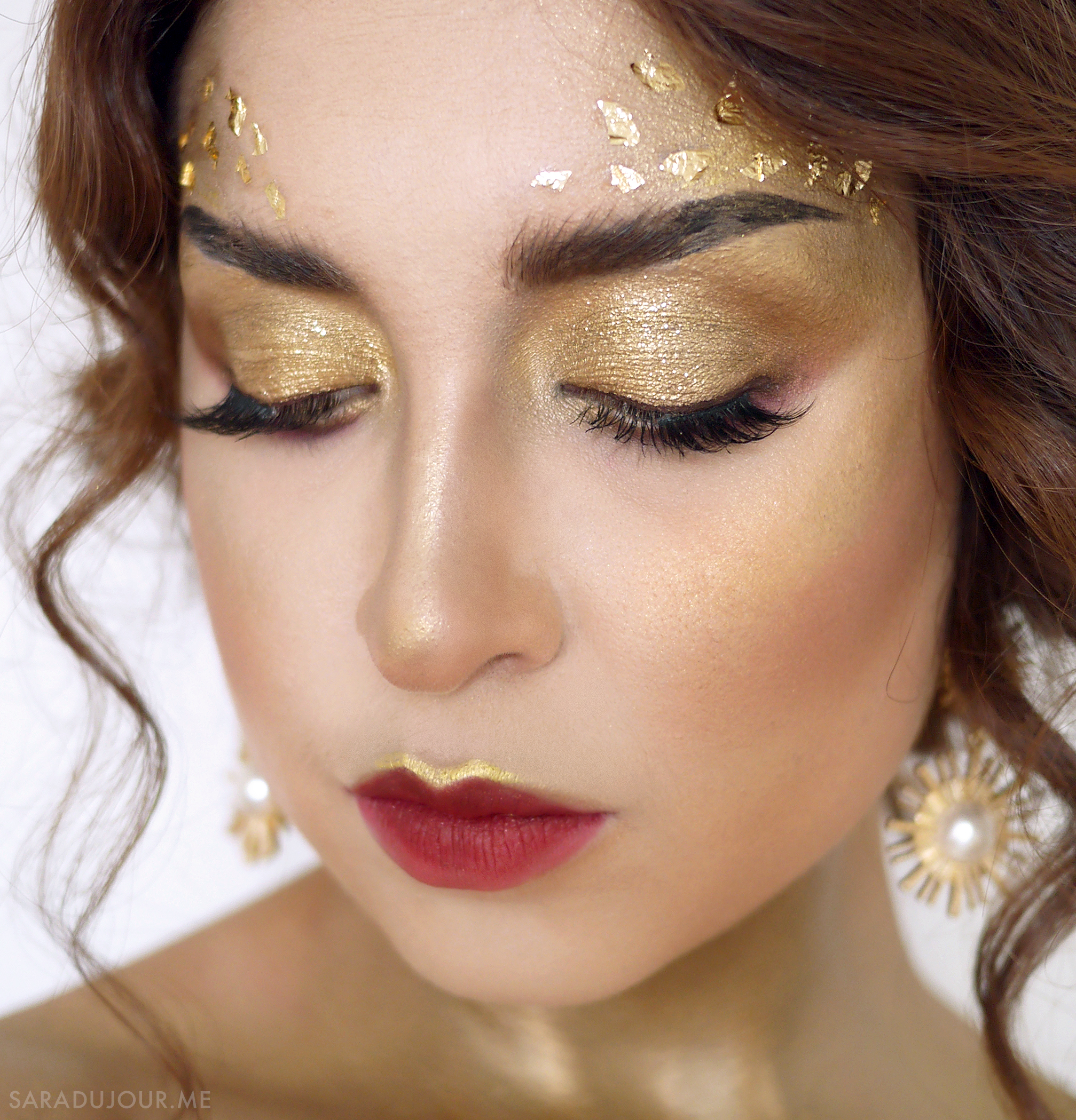Queen Midas - Gold Makeup | Sara du Jour