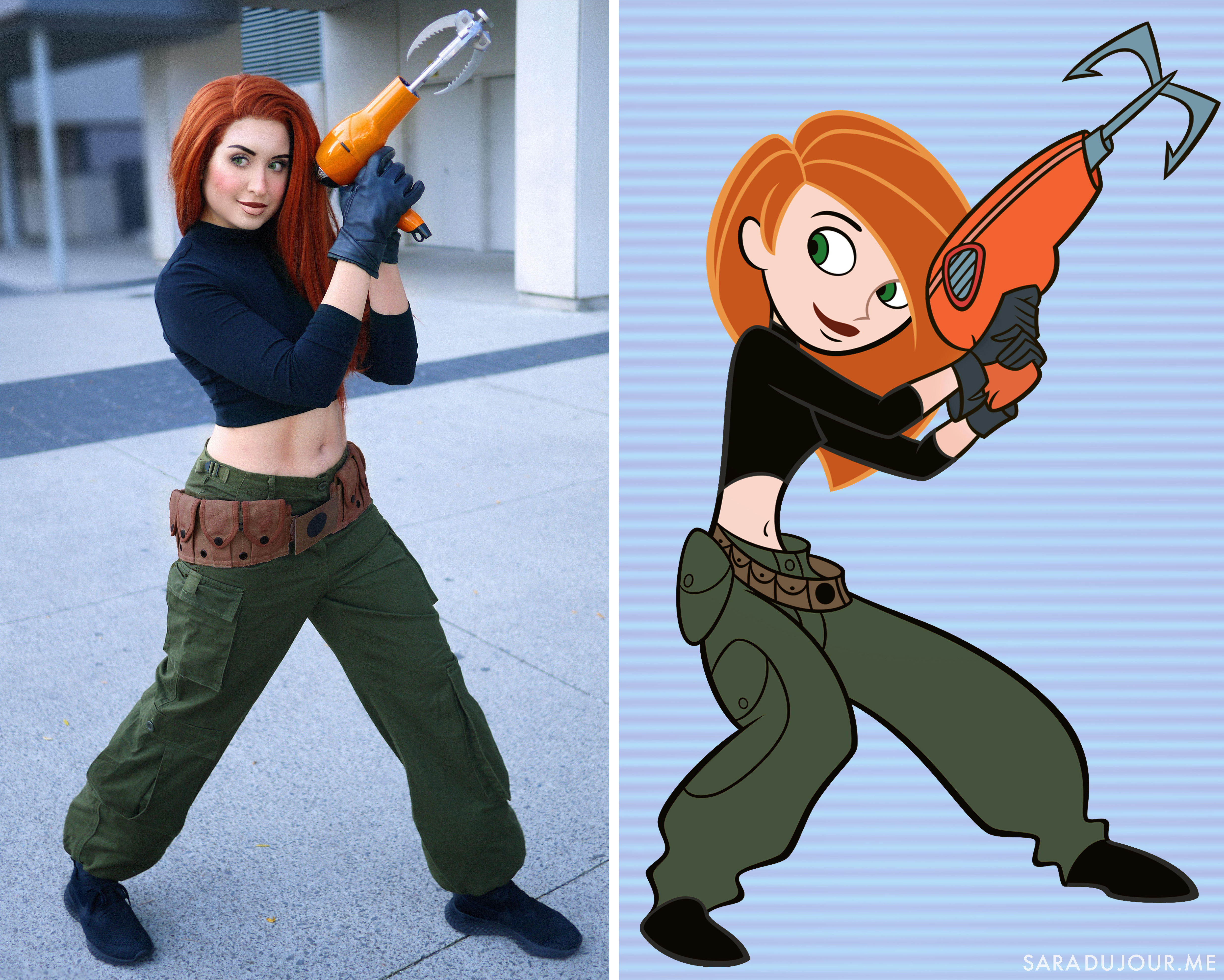 Kim Possible Cosplay: Makeup + Costume • Sara du Jour