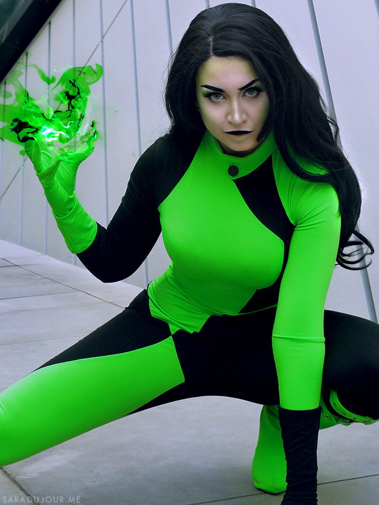 Shego Cosplay Makeup - Kim Possible | Sara du Jour