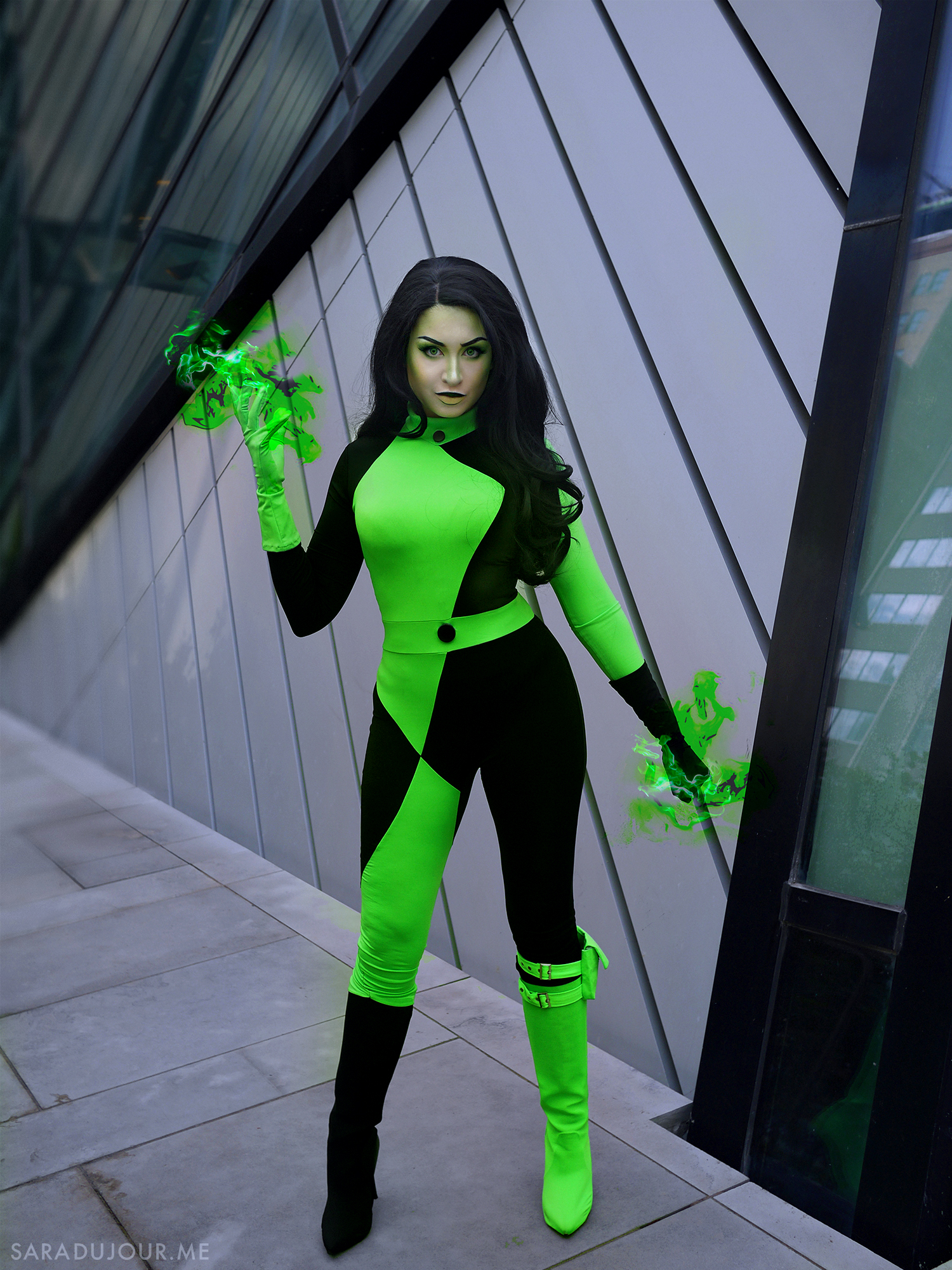 Shego Cosplay Makeup - Kim Possible | Sara du Jour