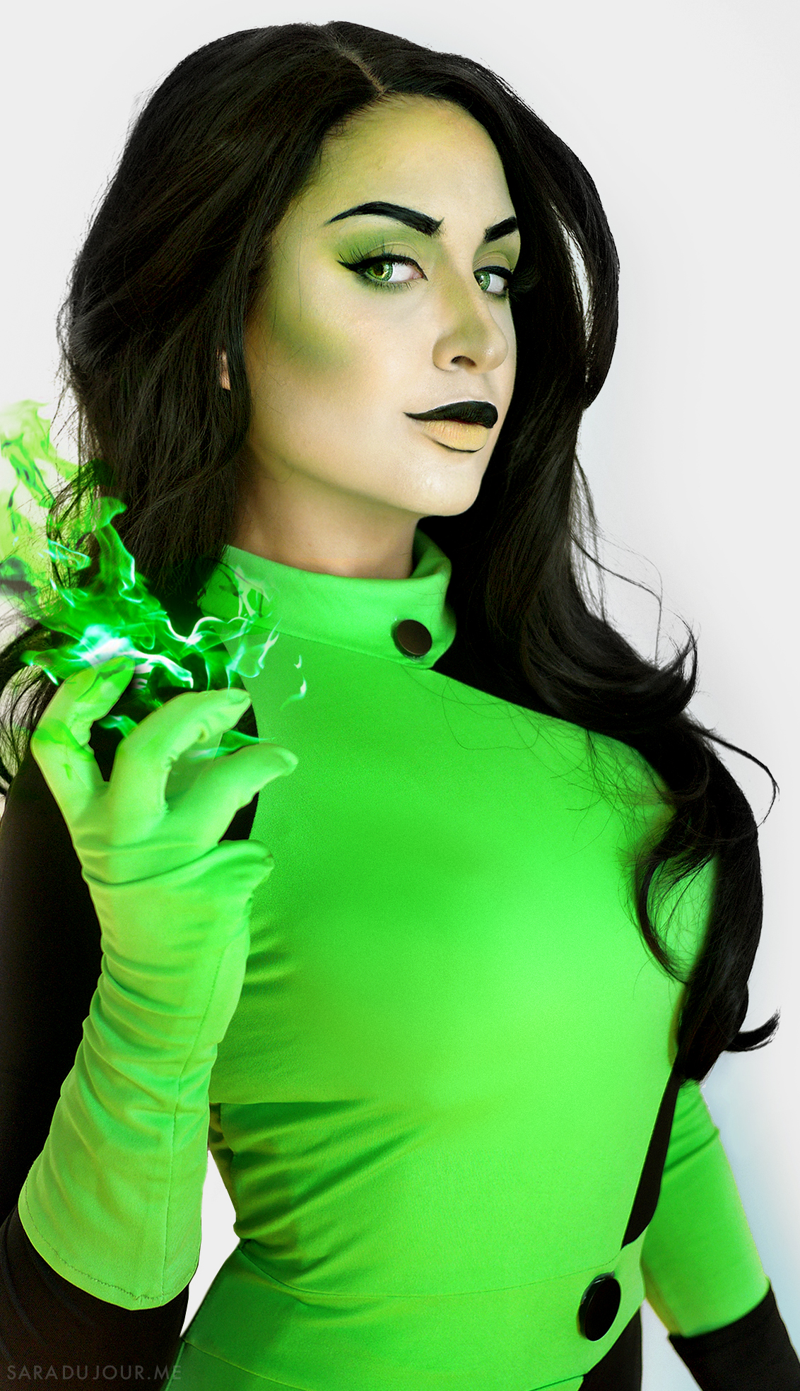 Shego Cosplay Makeup - Kim Possible | Sara du Jour