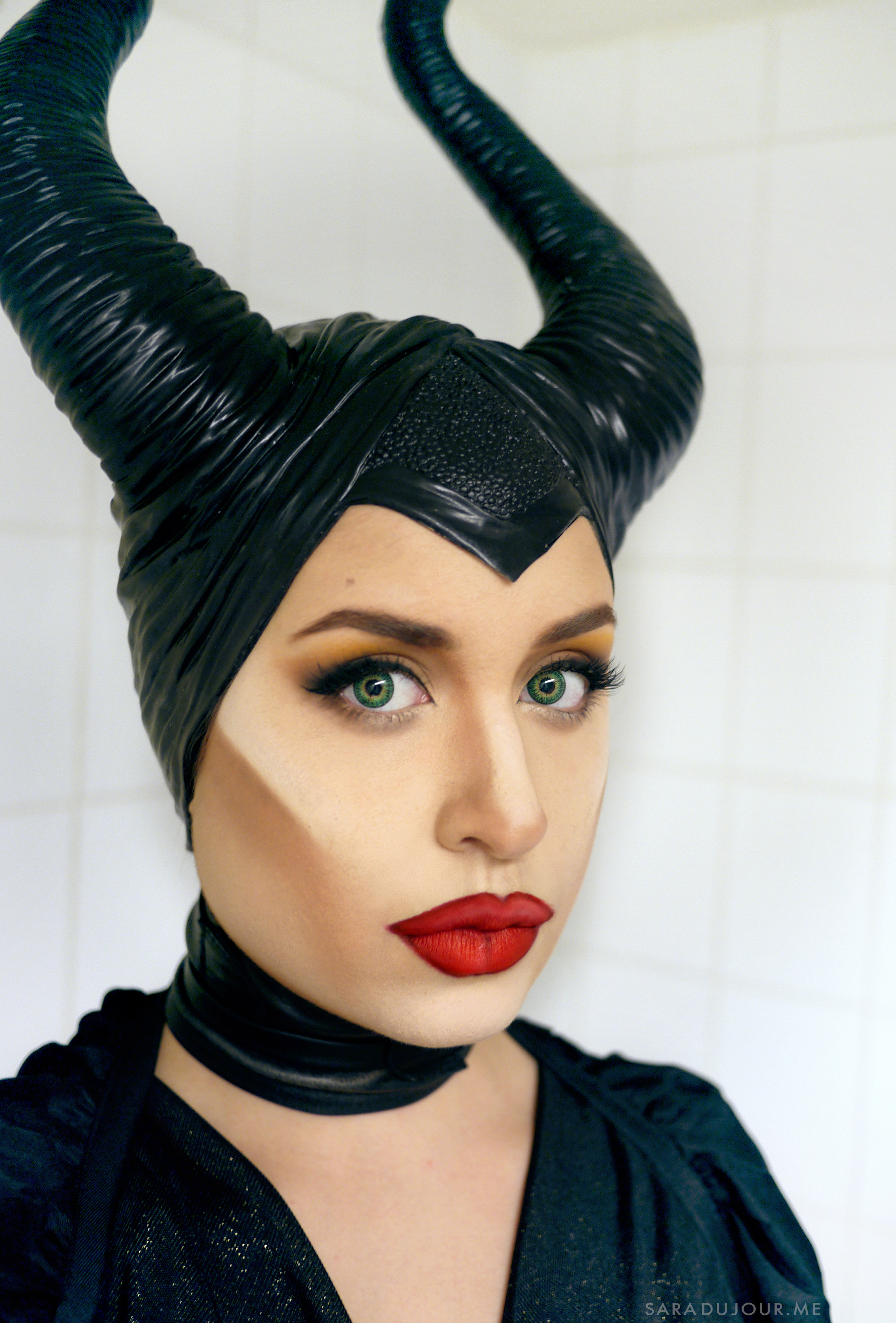 Maleficent Movie Cosplay Makeup Tutorial and Costume | Sara du Jour