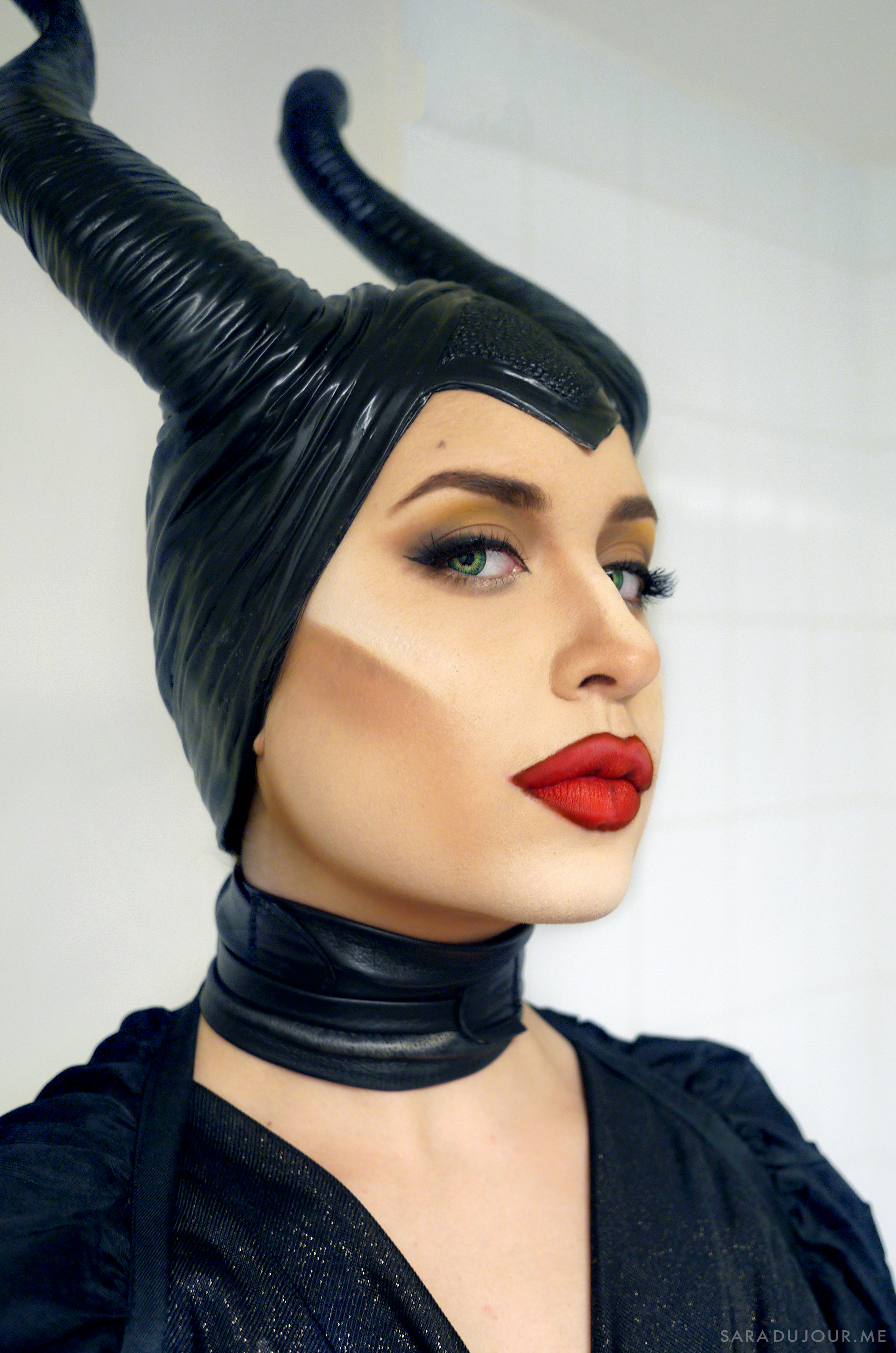 Maleficent Movie Cosplay Makeup Tutorial and Costume | Sara du Jour