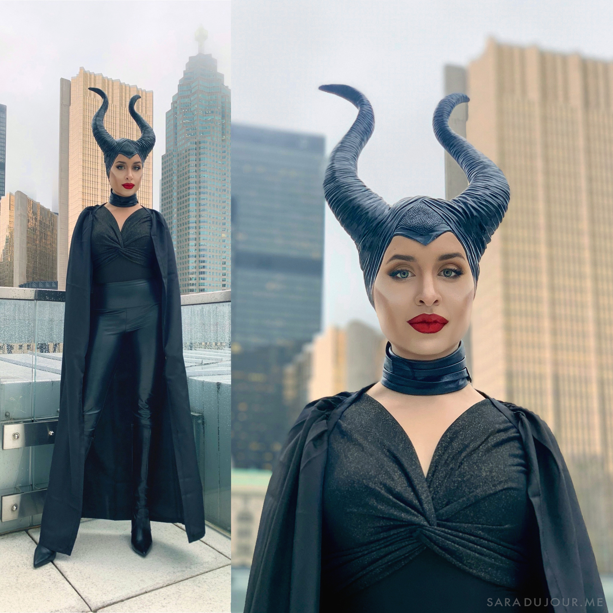 Maleficent Movie Cosplay Makeup Tutorial and Costume | Sara du Jour