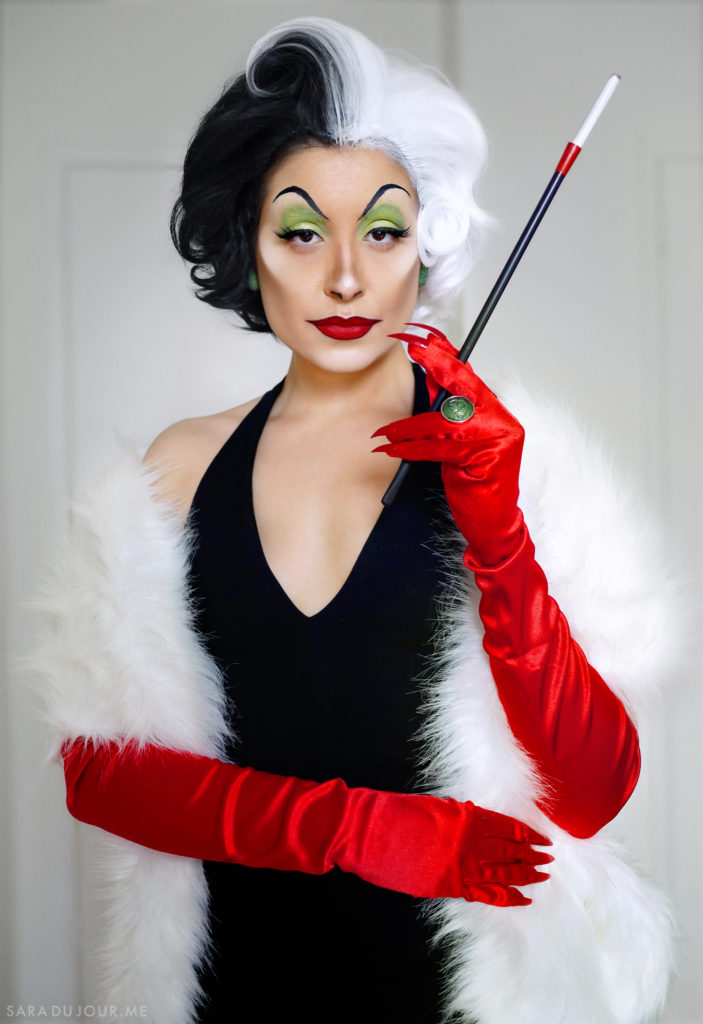 Cruella De Vil Cosplay Makeup Costume Sara Du Jour