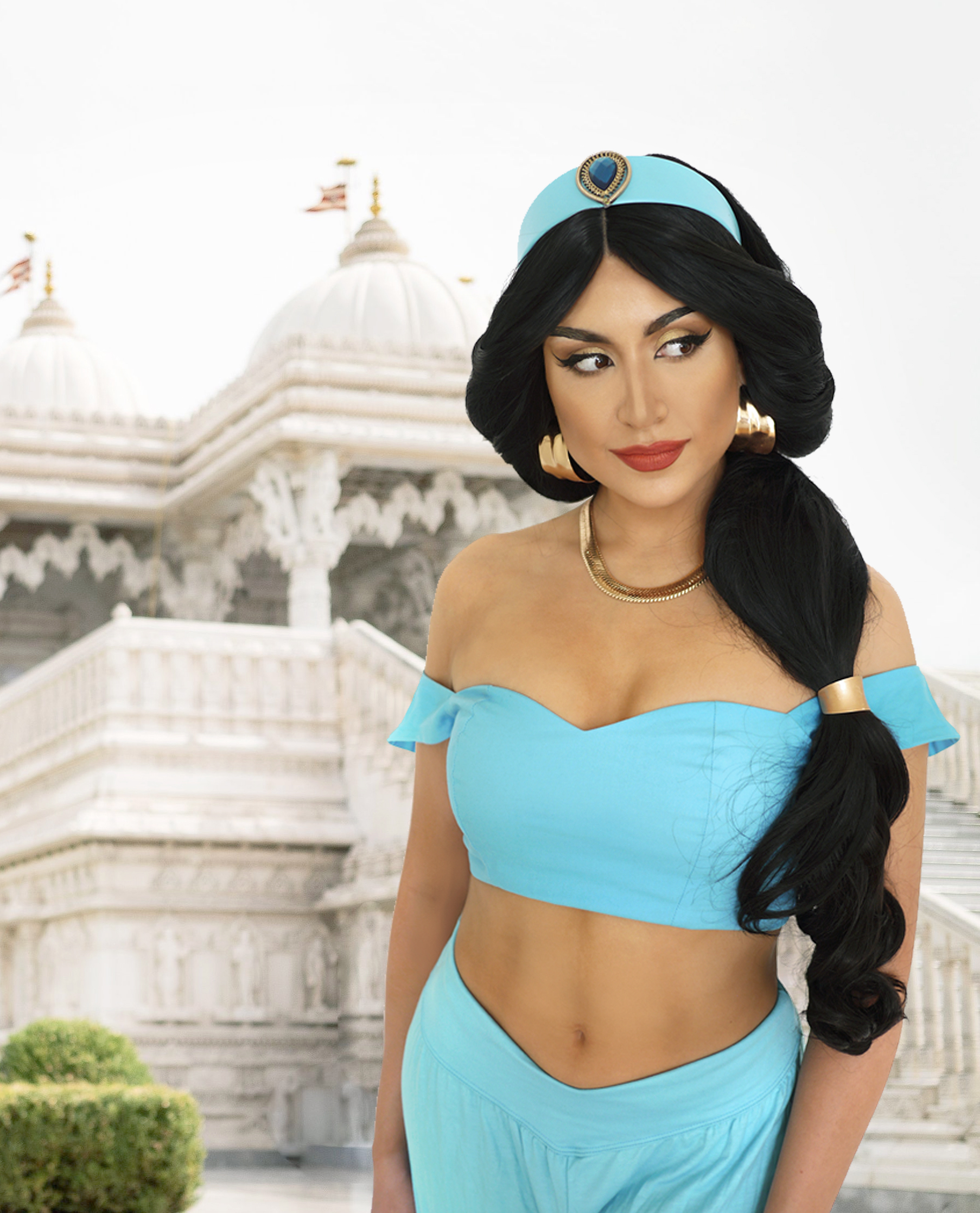 Princess Jasmine Cosplay Makeup + Costume | Sara du Jour