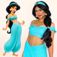 Jasmine Cosplay Makeup + Costume